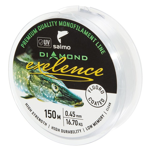 Леска Salmo Diamond Exelence Fluoro Coated Clear, 150/045