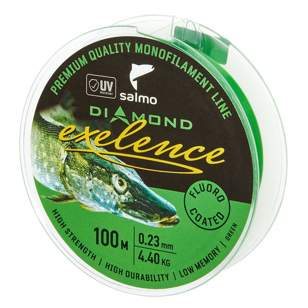 Леска Salmo Diamond Exelence Fluoro Coated Green, 100/023