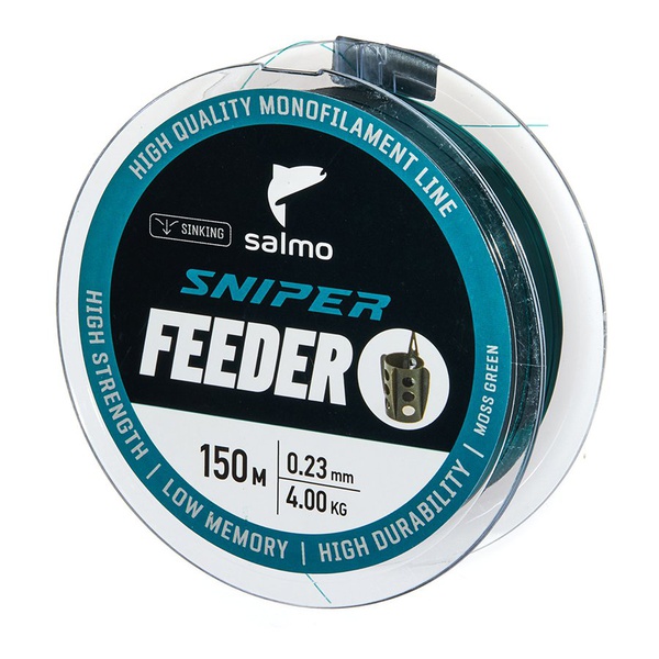 Леска Salmo Sniper Feeder Moss Green, 150/023