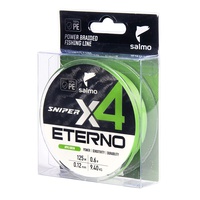 Шнур плетёный Salmo Sniper х4 Eterno Braid Apple Green, 125/012
