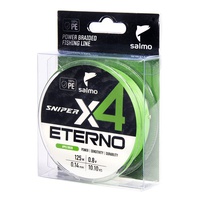 Шнур плетёный Salmo Sniper х4 Eterno Braid Apple Green, 125/014