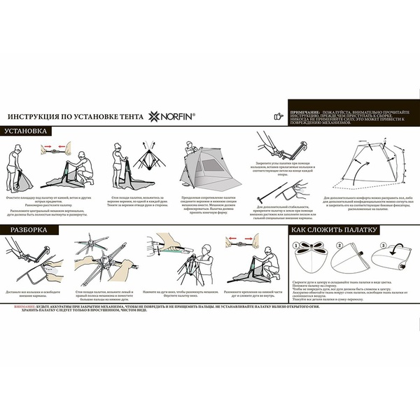 Палатка пляжная Norfin Summer Silver NF