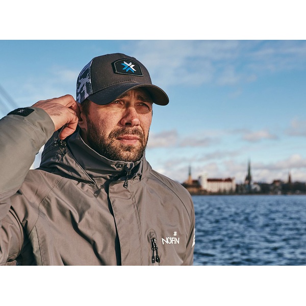 Бейсболка Norfin Grey/Black