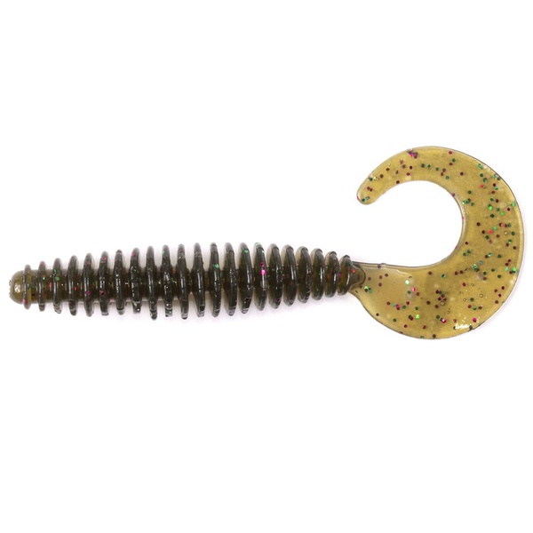 Твистеры съедобные искусственные Lucky John Pro Series Ultraworm Curly 4,0in (10.16см) 5шт PA03