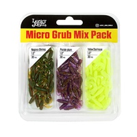 Твистеры съедобные искусственные Lucky John Pro Series Micro Grub 1,0in (2.5см) Mix Pack/90шт