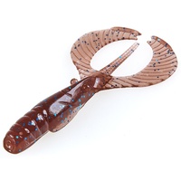 Твистеры съедобные искусственные Lucky John Pro Series Curly Shrimp 2,0in (5см) 10шт S19