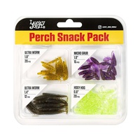 Твистеры съедобные искусственные Lucky John Pro Series Perch Snack Pack 01 Set/Mix Pack