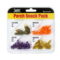 Твистеры съедобные искусственные Lucky John Pro Series Perch Snack Pack 02 Set/Mix Pack