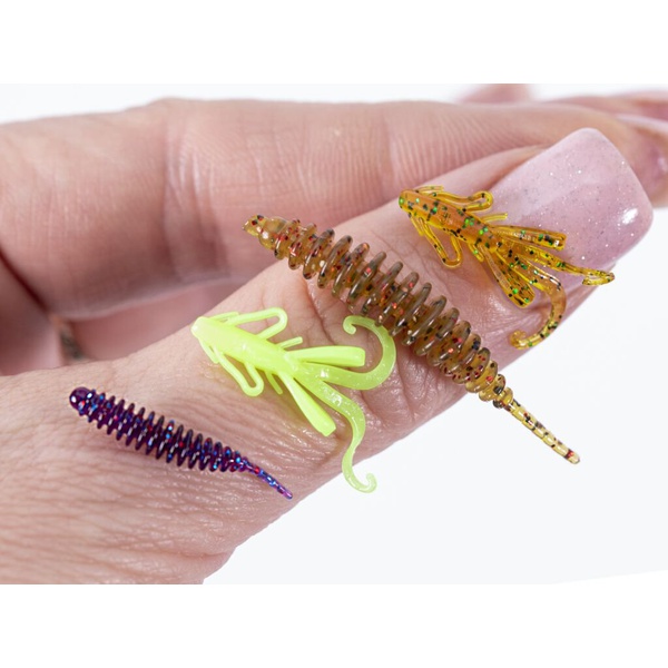 Твистеры съедобные искусственные Lucky John Pro Series Perch Snack Pack 03 Set/Mix Pack