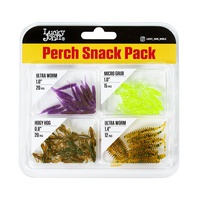 Твистеры съедобные искусственные Lucky John Pro Series Perch Snack Pack 04 Set/Mix Pack