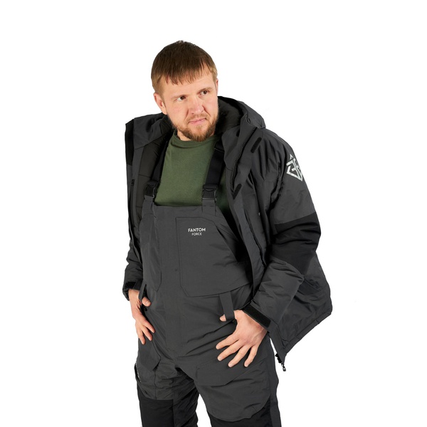 Костюм зимний рыболовный Fantom Force Freeze - К grey/black