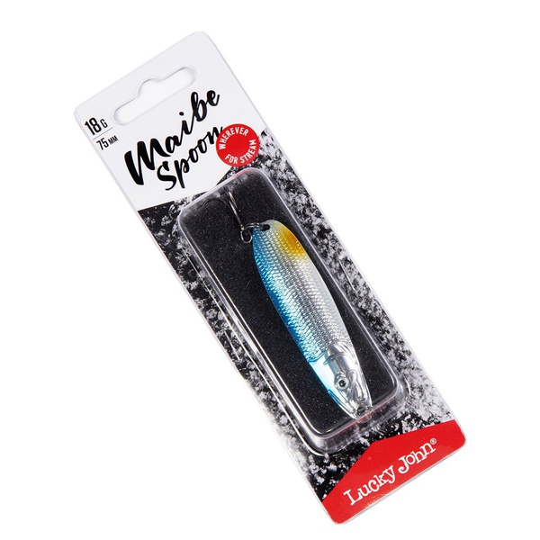 Блесна колеблющаяся Lucky John Maibe Spoon 007, 75мм/18г