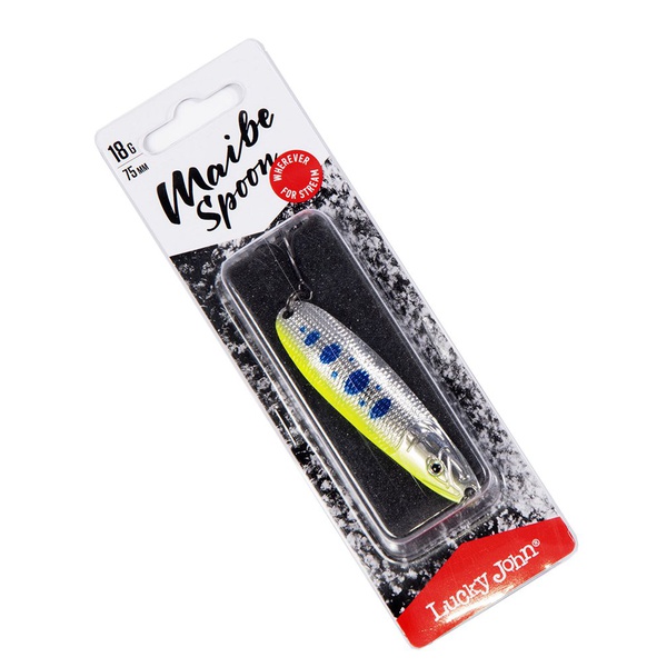 Блесна колеблющаяся Lucky John Maibe Spoon 010, 75мм/18г