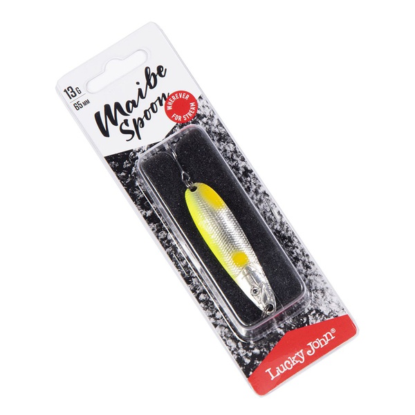 Блесна колеблющаяся Lucky John Maibe Spoon 002, 65мм/13г