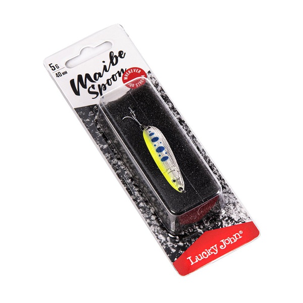 Блесна колеблющаяся Lucky John Maibe Spoon 010, 40мм/5г
