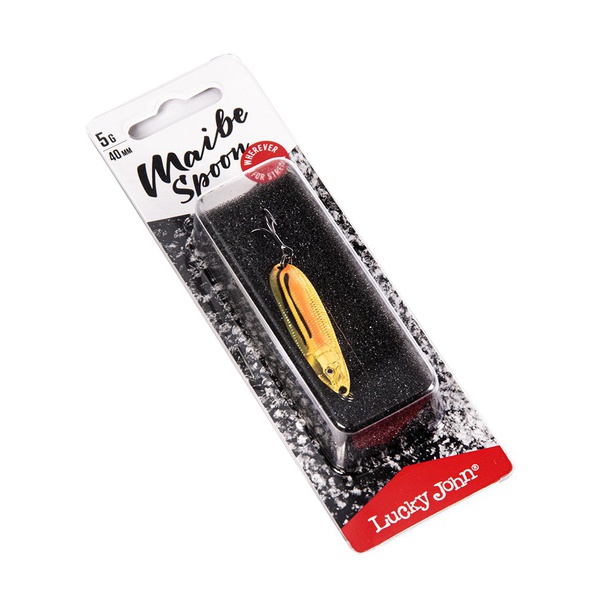 Блесна колеблющаяся Lucky John Maibe Spoon 005, 40мм/5г