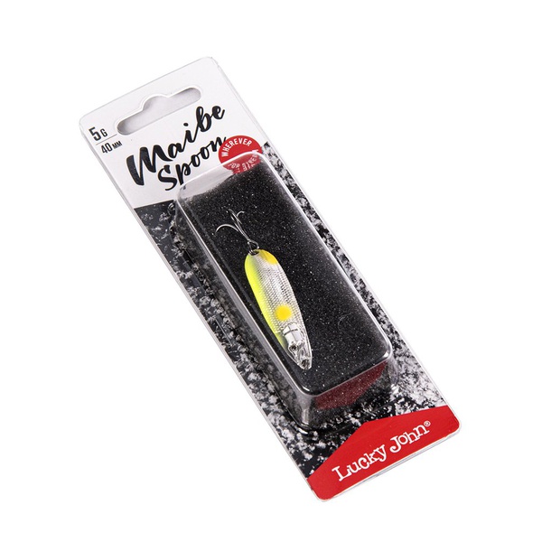 Блесна колеблющаяся Lucky John Maibe Spoon 002, 40мм/5г