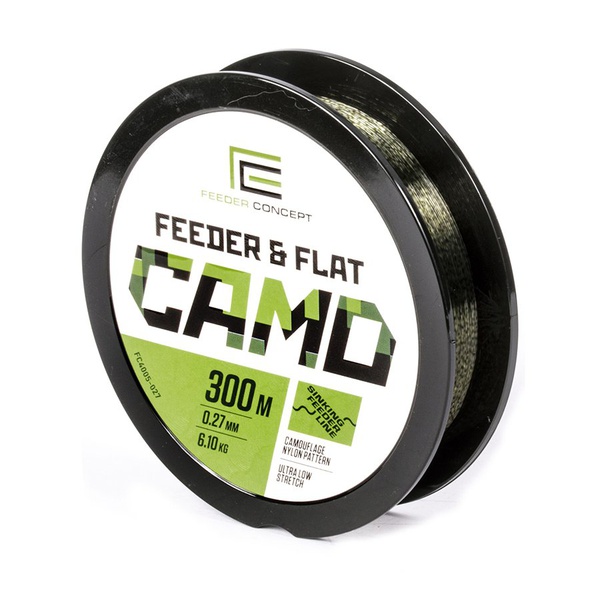Леска монофильная Feeder Concept Feeder&Flat Camo 300/027