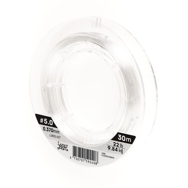 Леска монофильная Lucky John Fluorocarbon Hard 030/037