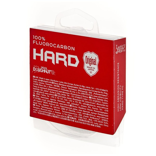 Леска монофильная Lucky John Fluorocarbon Hard 030/047