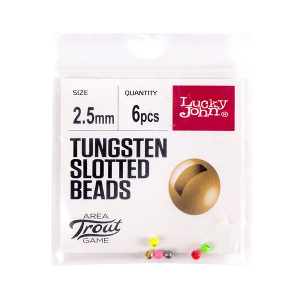 Головки Lucky John Area Trout Game вольфрамовые Set 2.5мм/3.0мм/3.5мм 18шт