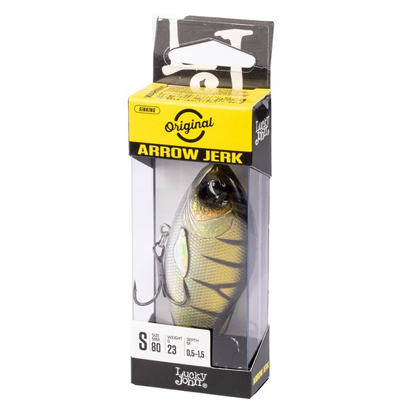 Воблер Lucky John Original Arrow Jerk S 002, 8см
