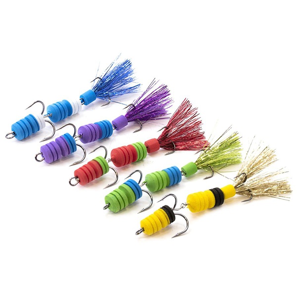 Приманки джиговые Lucky John Pennon Barbellworm 5шт Mix1