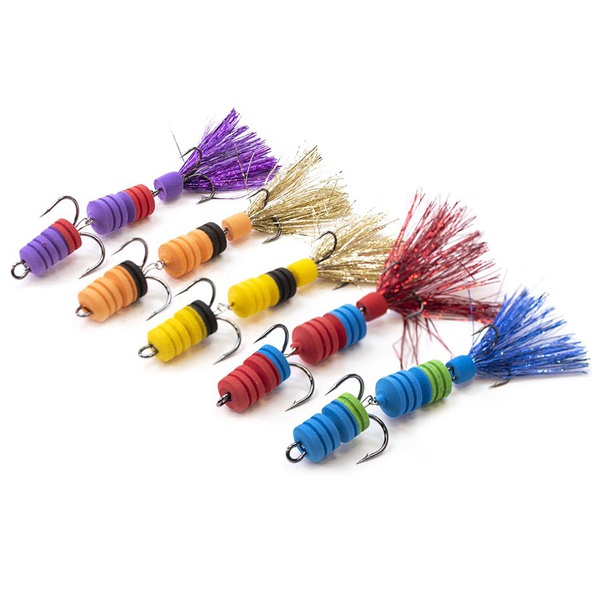 Приманки джиговые Lucky John Pennon Barbellworm 5шт Mix2