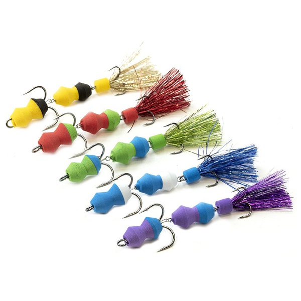 Приманки джиговые Lucky John Pennon Tipsyworm 5шт Mix1