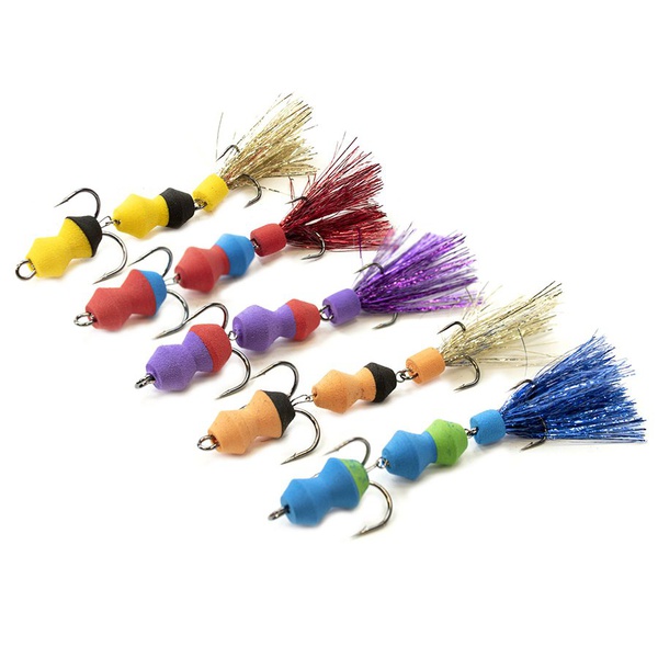 Приманки джиговые Lucky John Pennon Tipsyworm 5шт Mix2