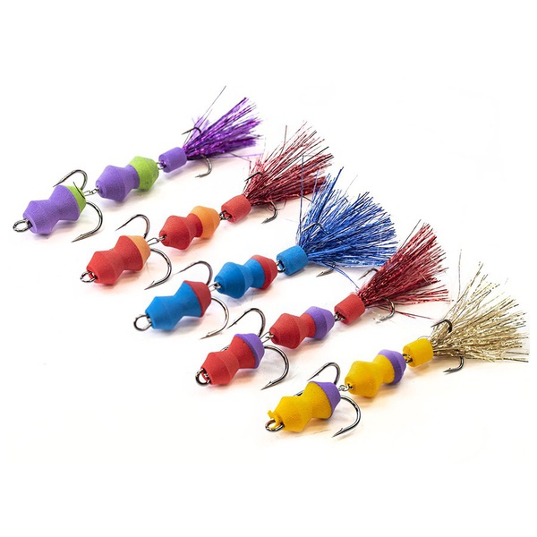 Приманки джиговые Lucky John Pennon Tipsyworm 5шт Mix3