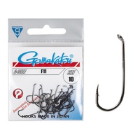 Крючки Gamakatsu F11 Hooks Black разм. 10 (25шт)
