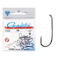 Крючки Gamakatsu F11 Hooks Black разм. 12 (25шт)