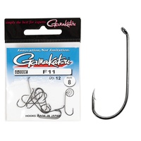 Крючки Gamakatsu F11 New Label Hooks Black разм. 08 (11шт)
