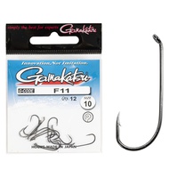 Крючки Gamakatsu F11 New Label Hooks Black разм. 10 (11шт)