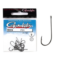 Крючки Gamakatsu F31 New Label Hooks Black разм. 08 (11шт)