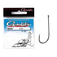 Крючки Gamakatsu F31 New Label Hooks Black разм. 12 (11шт)