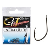 Крючки Gamakatsu G-1 Competition 102 Hooks разм. 12 (15шт)