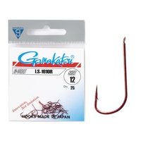 Крючки Gamakatsu LS-1010R Hooks Red, разм. 12 (25шт)