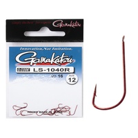Крючки Gamakatsu LS-1040R New Label Hooks Red разм. 12 (16шт)