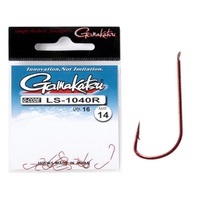Крючки Gamakatsu LS-1040R New Label Hooks Red разм. 14 (16шт)