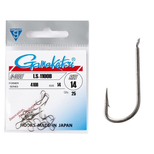 Крючки Gamakatsu LS-1100B Hooks Bronze, разм. 14 (25шт)