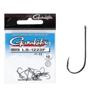 Крючки Gamakatsu LS-1223F New Label Eyed Hooks Black разм. 10 (13шт)