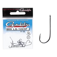 Крючки Gamakatsu LS-1223F New Label Eyed Hooks Black разм. 12 (13шт)