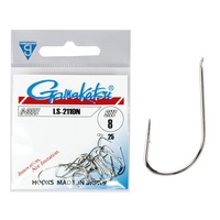 Крючки Gamakatsu LS-2110N Hooks Nickel разм. 08 (25шт)