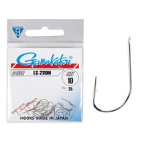 Крючки Gamakatsu LS-2110N Hooks Nickel разм. 10 (25шт)