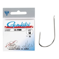 Крючки Gamakatsu LS-2110N Hooks Nickel разм. 14 (25шт)