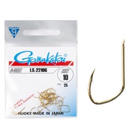 Крючки Gamakatsu LS-2210G Hooks Gold, разм. 10 (25шт)