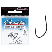 Крючки Gamakatsu LS-2293F New Label Eyed Hooks Black разм. 12 (11шт)