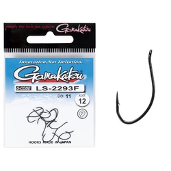 Крючки Gamakatsu LS-2293F New Label Eyed Hooks Black разм. 12 (11шт)